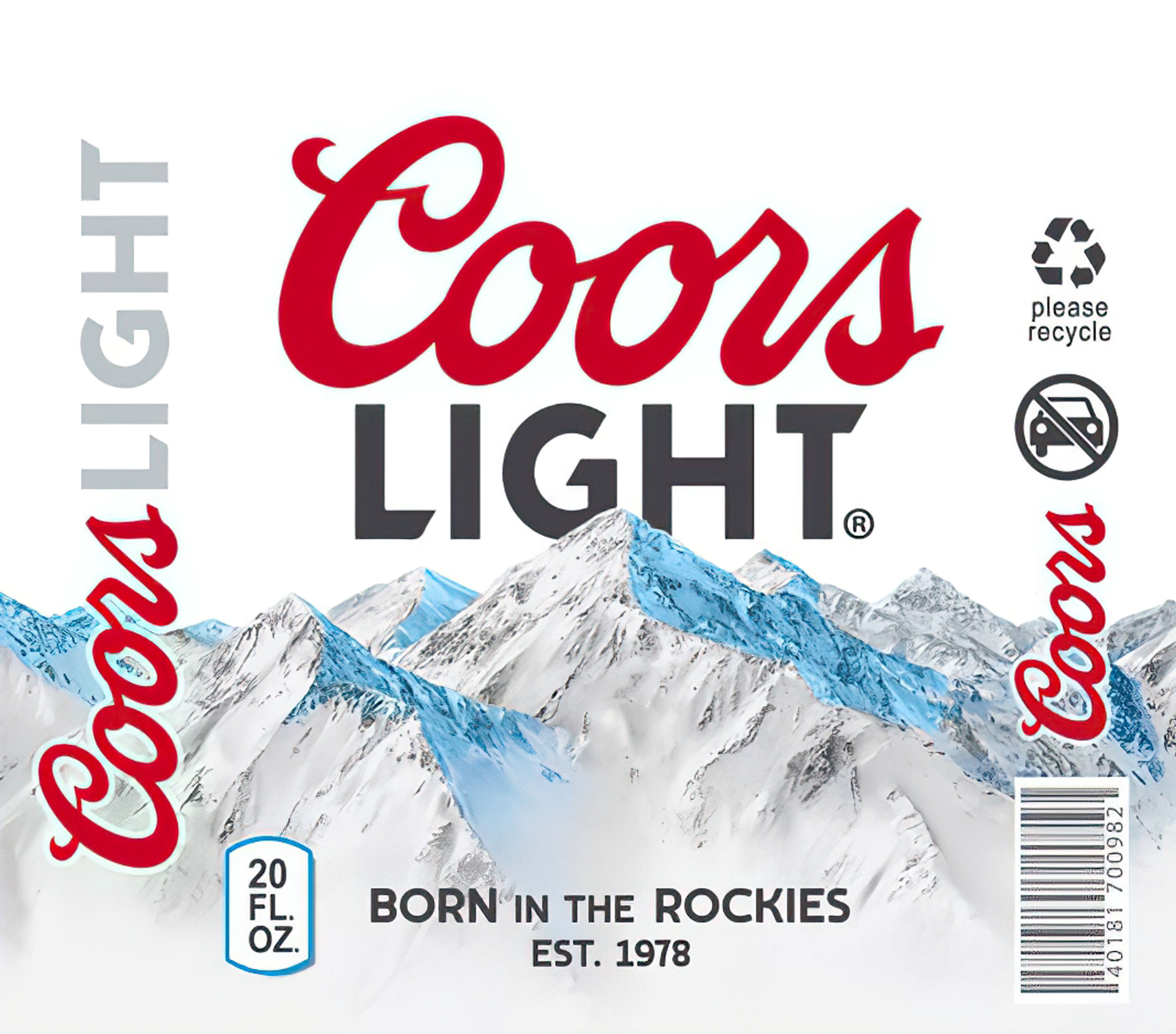 Coors Light 20oz Tumbler