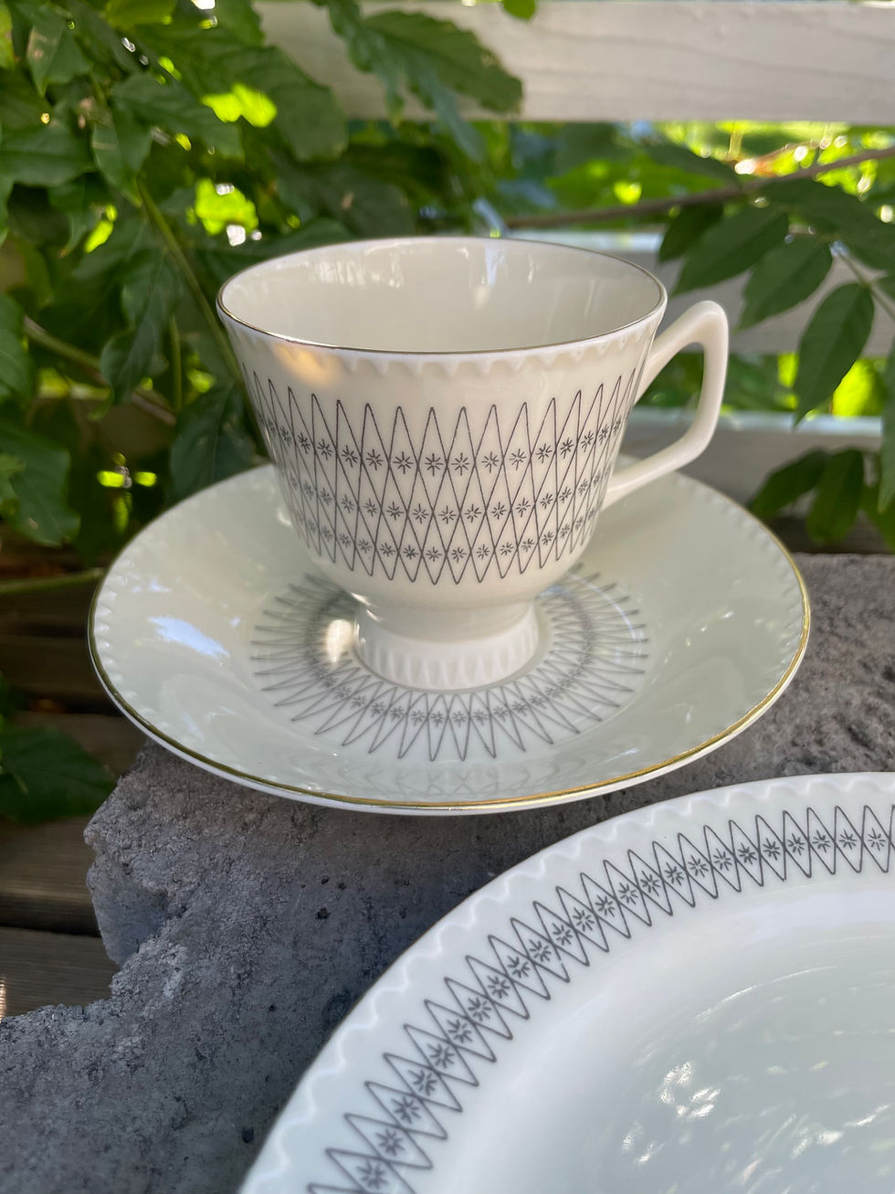 サムネイル： 1950s Coffee Service — Porsgrund ‘Java’ Geometric Design
