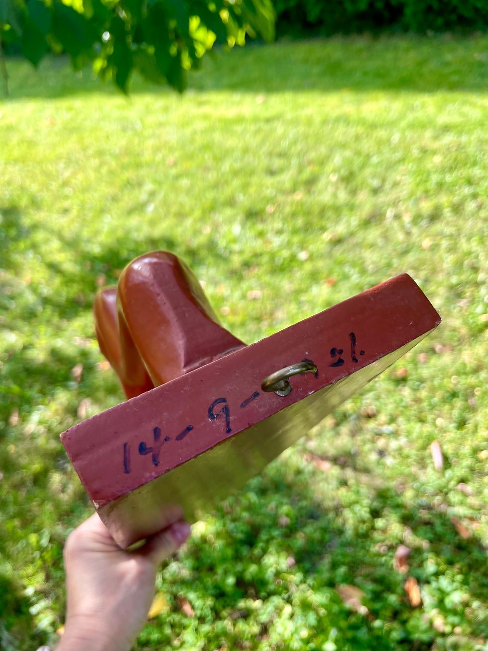 Thumbnail: Rosemaled Norwegian Mangle Board – 71 cm (28 in.)