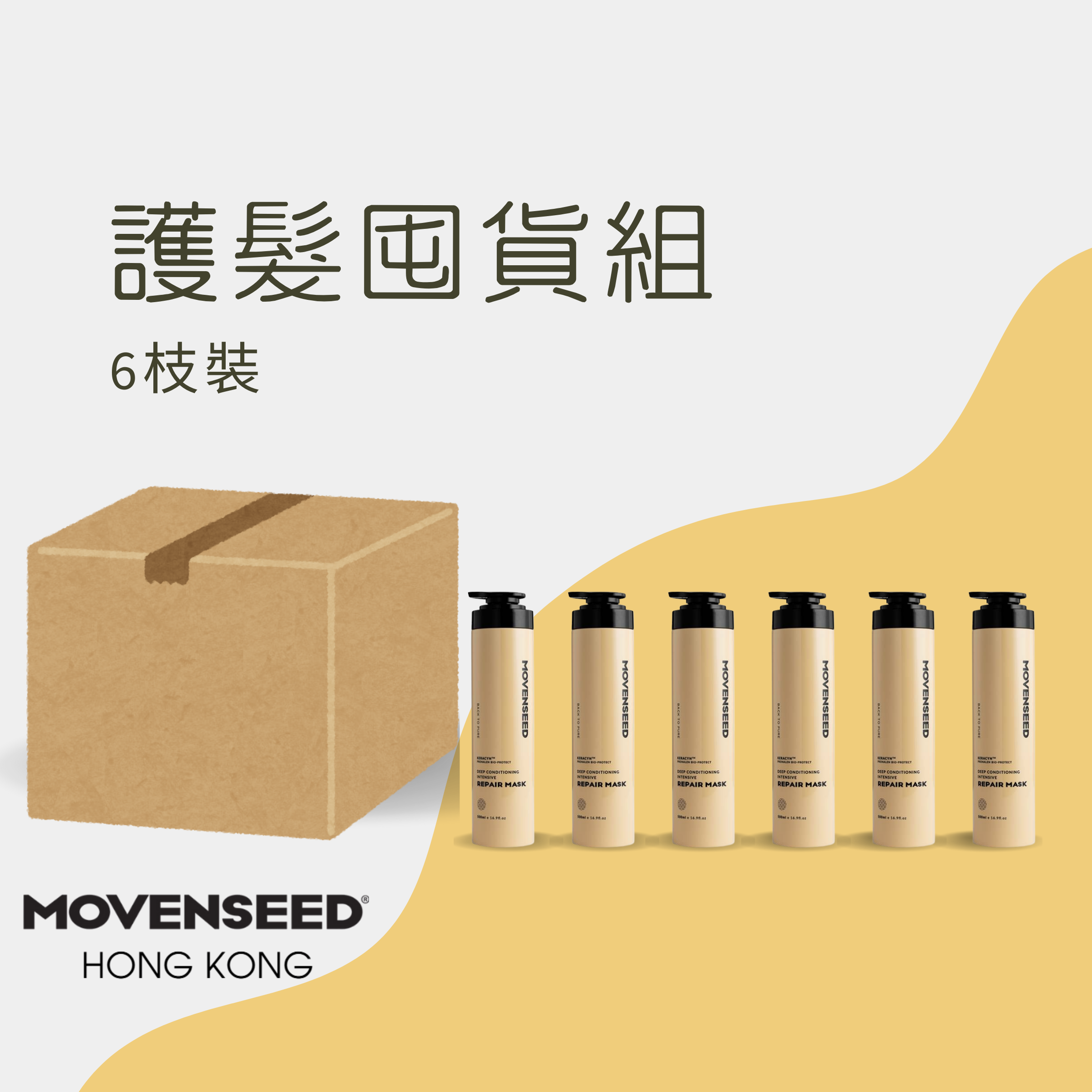 極抗燥護髮囤貨組(6枝裝)