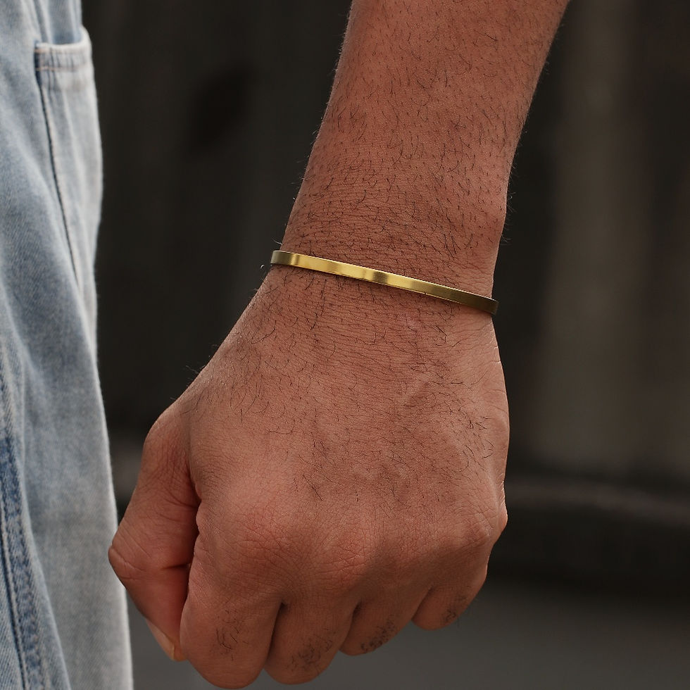 Thumbnail: 3mm Stainless Steel Cuban Chain Bracelet Men's Street Hip Hop Jewelry Accessorie