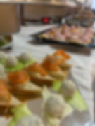 Kanapky s uzeným lososem