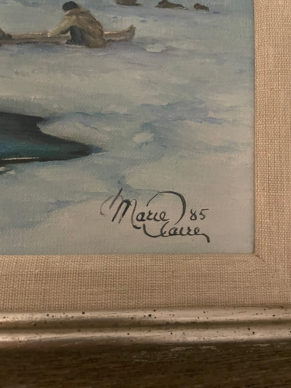 Thumbnail: Marie Claire, 10" x 12", 1985