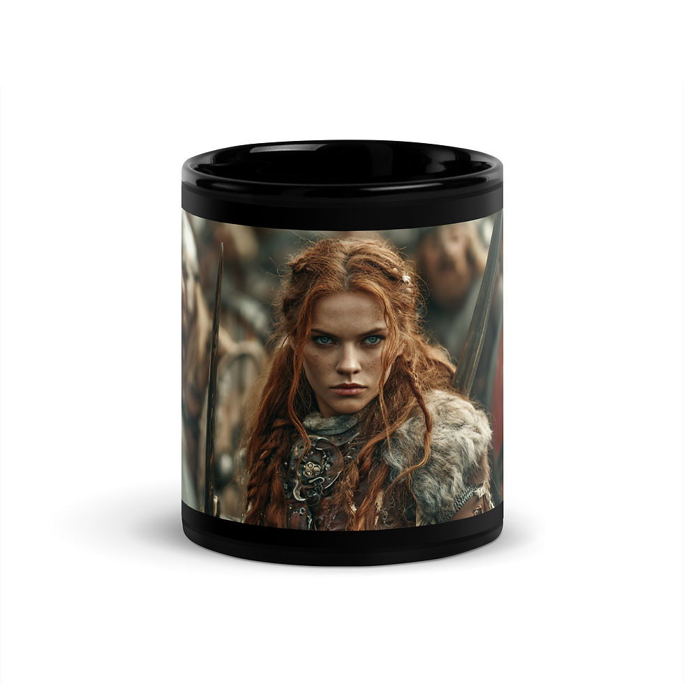 Personalisierte Wikingerin - Tasse mit deinem Gesicht – HeroicMugs™