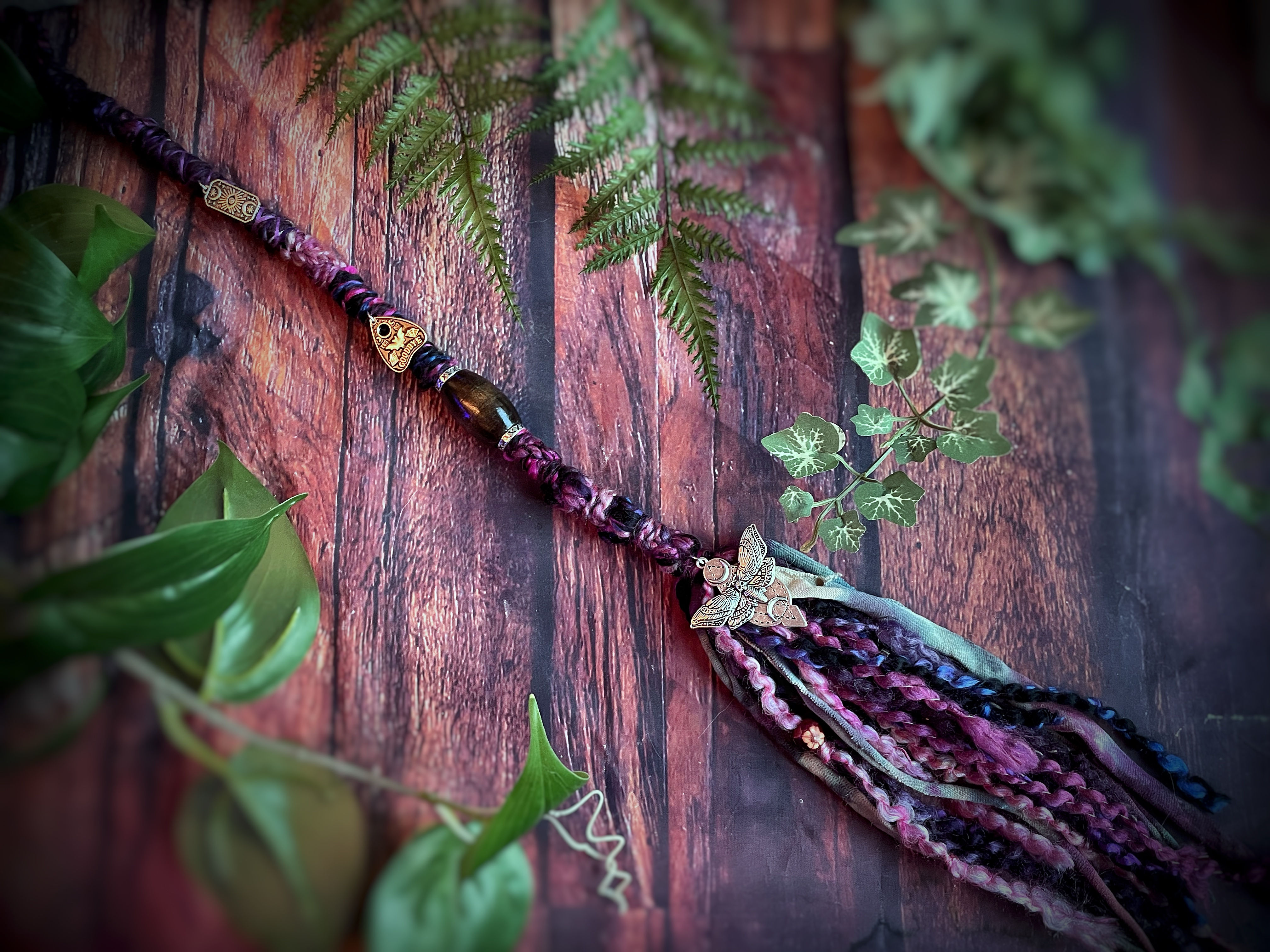 Goth Dreadwrap Hair Accessory