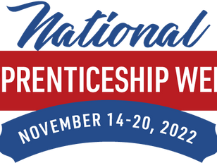 2022 National Apprenticeship Week - November 14-20, 2022