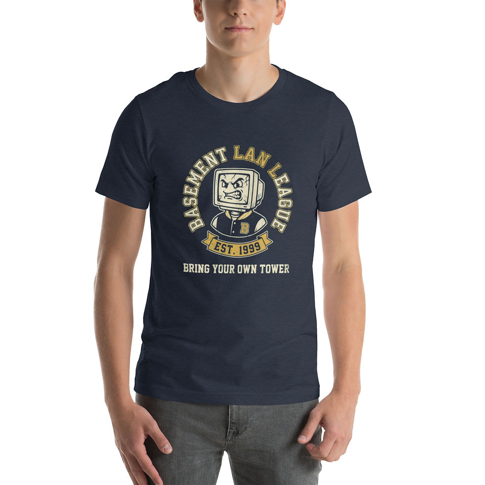 Thumbnail: Basement LAN League | Retro Gamer Tee