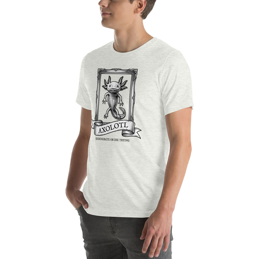 Thumbnail: Axolotl — Regenerate or Die Trying | Vintage Science Tee