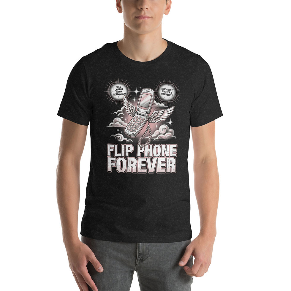 Thumbnail: Flip Phone Forever | Y2K Bootleg Tee
