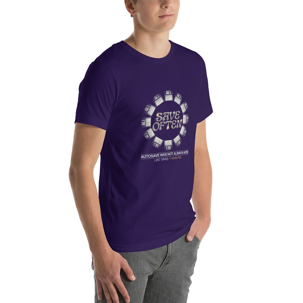 Thumbnail: Save Often | Retro Computing Tee