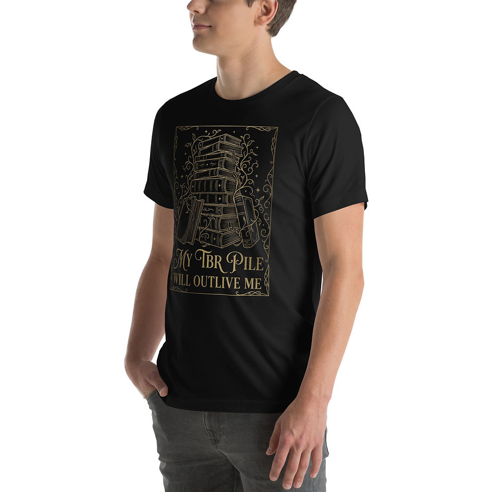 Thumbnail: My TBR Pile Will Outlive Me | Bookish Reader Tee