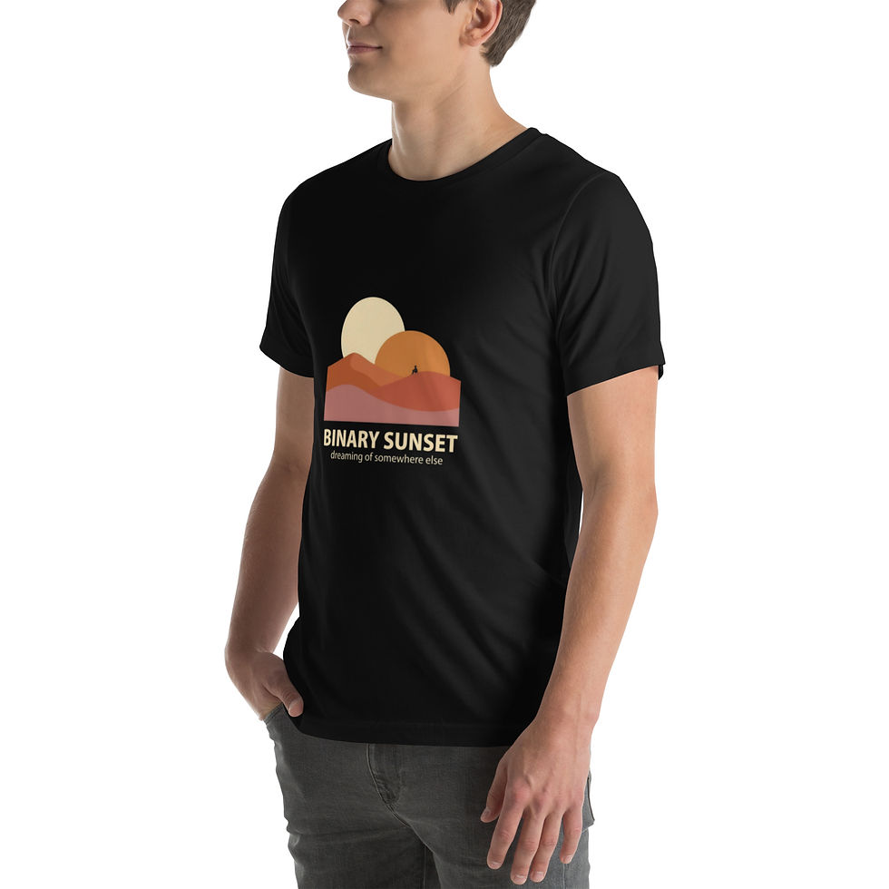 Thumbnail: Binary Sunset | Space Dreamer Tee
