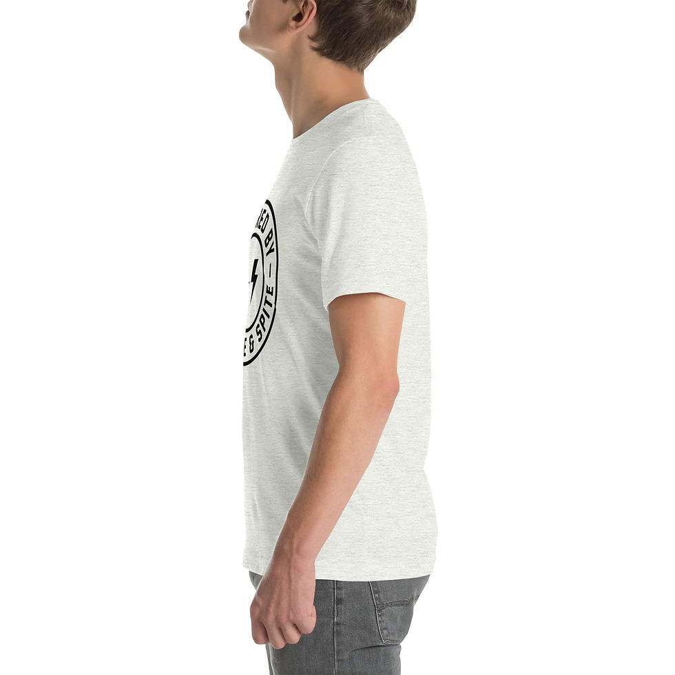 Thumbnail: Powered by Caffeine & Spite | Badge Tee