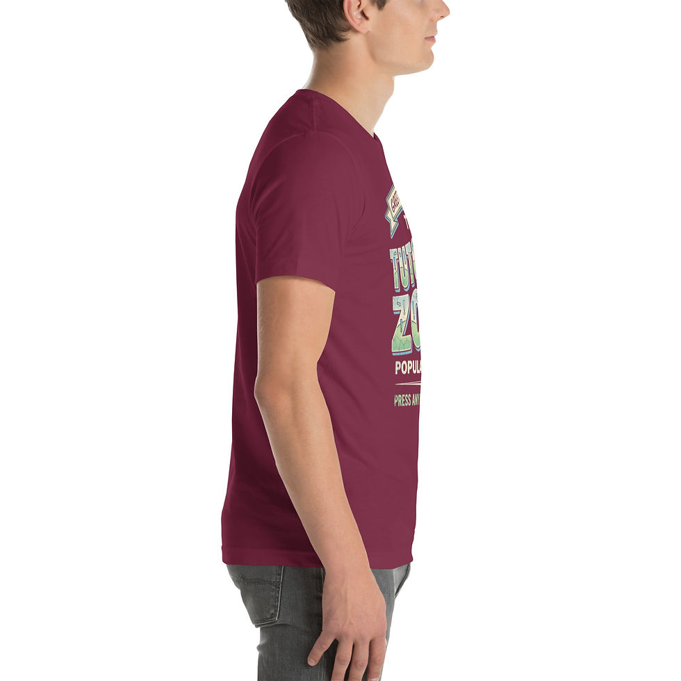 Thumbnail: Greetings from the Tutorial Zone | Gamer Postcard Tee
