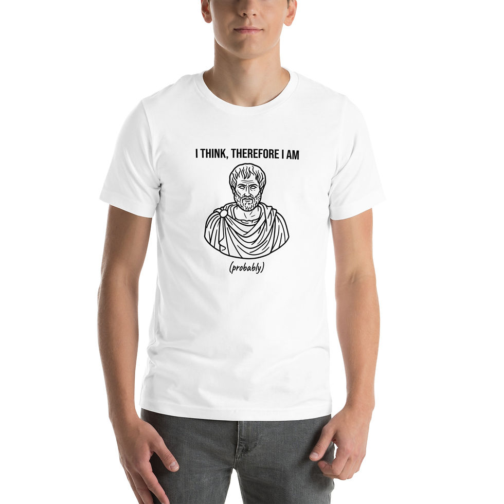 Thumbnail: I Think, Therefore I Am (Probably) | Philosophy Tee