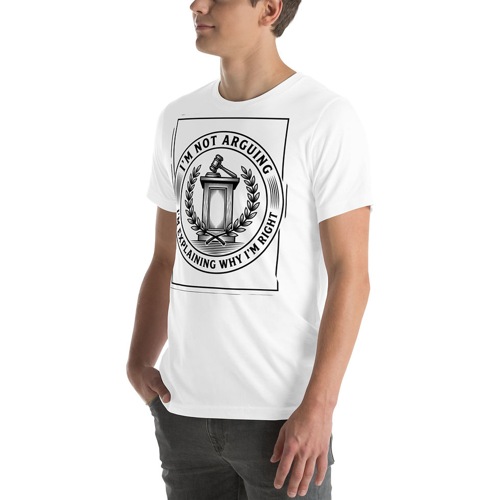 Thumbnail: I'm Not Arguing — I'm Explaining Why I'm Right | Debate Tee