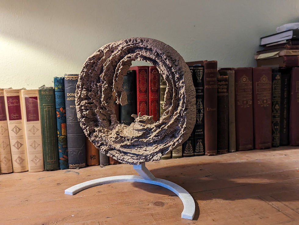 Thumbnail: Wooden Ring Sculpture