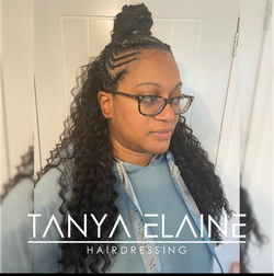 Half up Half Down style