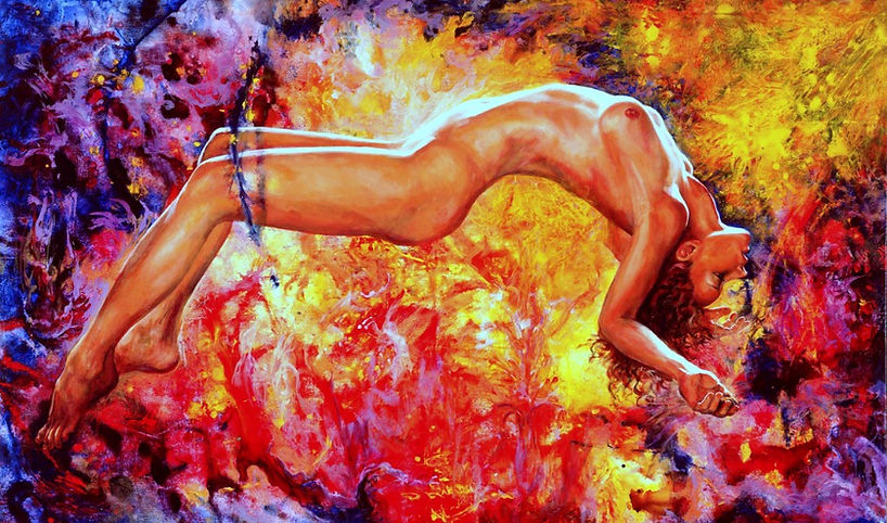 Eve Oil Painting by Colleen Black