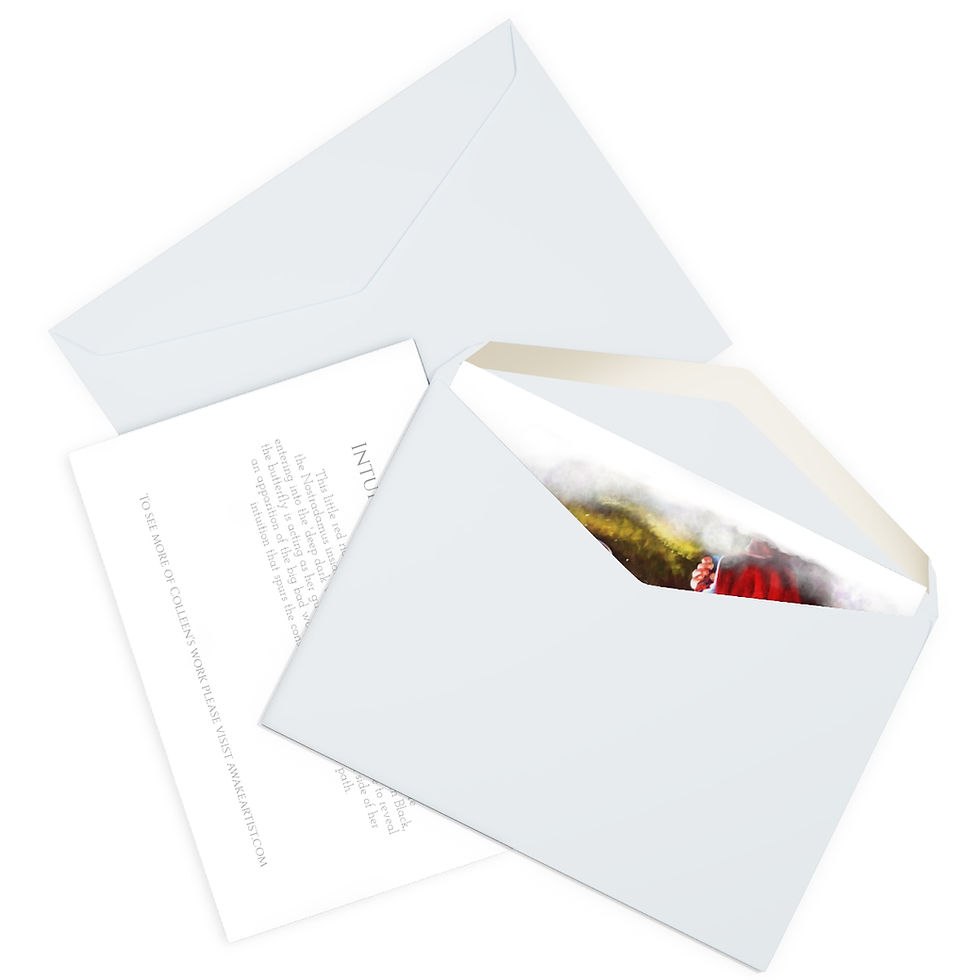 Thumbnail: Intuition changes everything Greeting Cards (5 Pack) o.