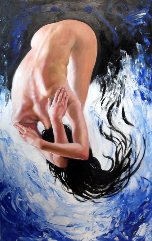 Ascension Oil Painting by Colleen Black