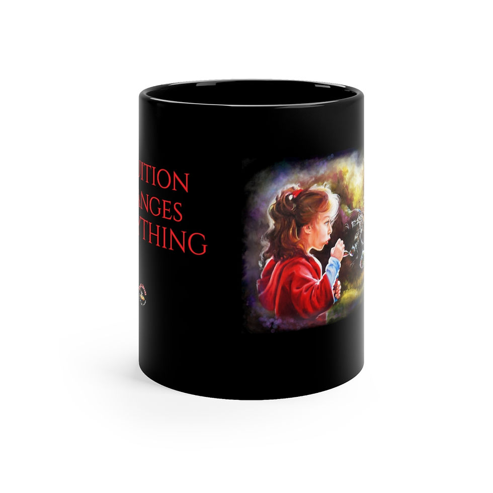 Thumbnail: “Intuition changes EVERYTHING” mug