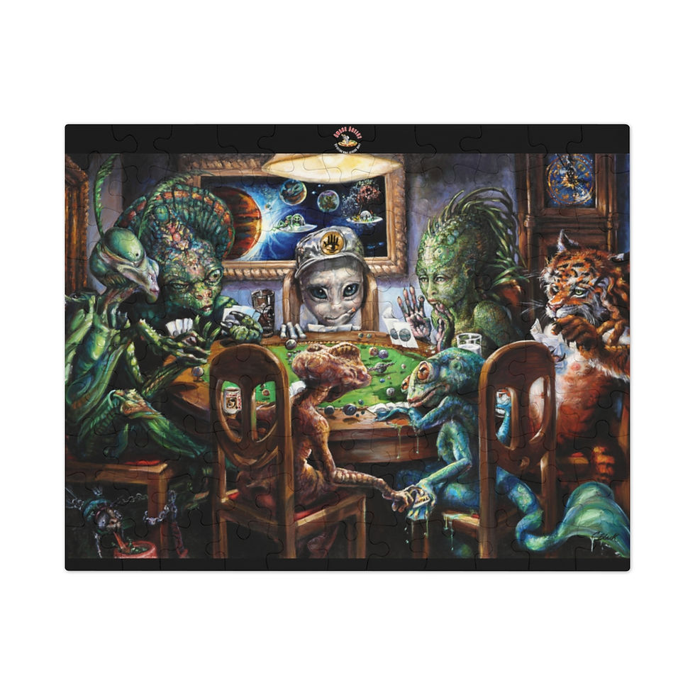 Thumbnail: Poker for Planets Jigsaw Puzzle (1000-Piece)