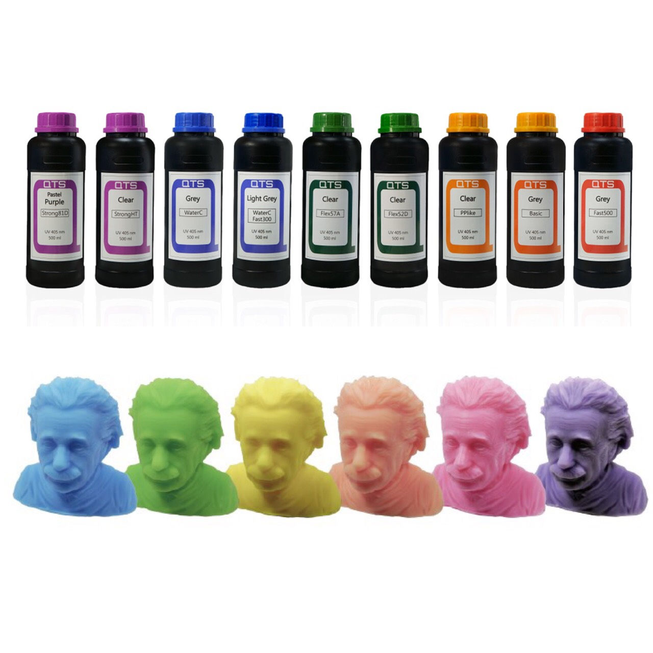 Strong 81D 高硬度樹脂-白/紫/淡紫/淡藍/淡綠/淡粉紅/淡黃/淡橘 500ml