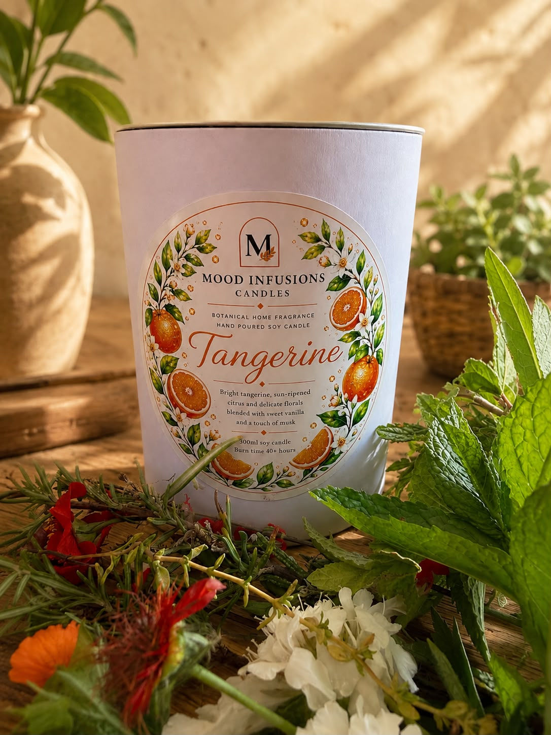 Tangerine Soy Candle