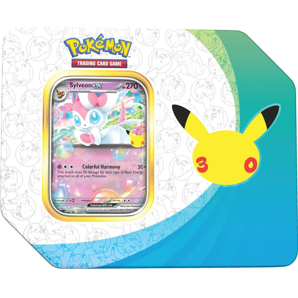 Pokemon TCG 30th Celebration 5 Booster Tin x2