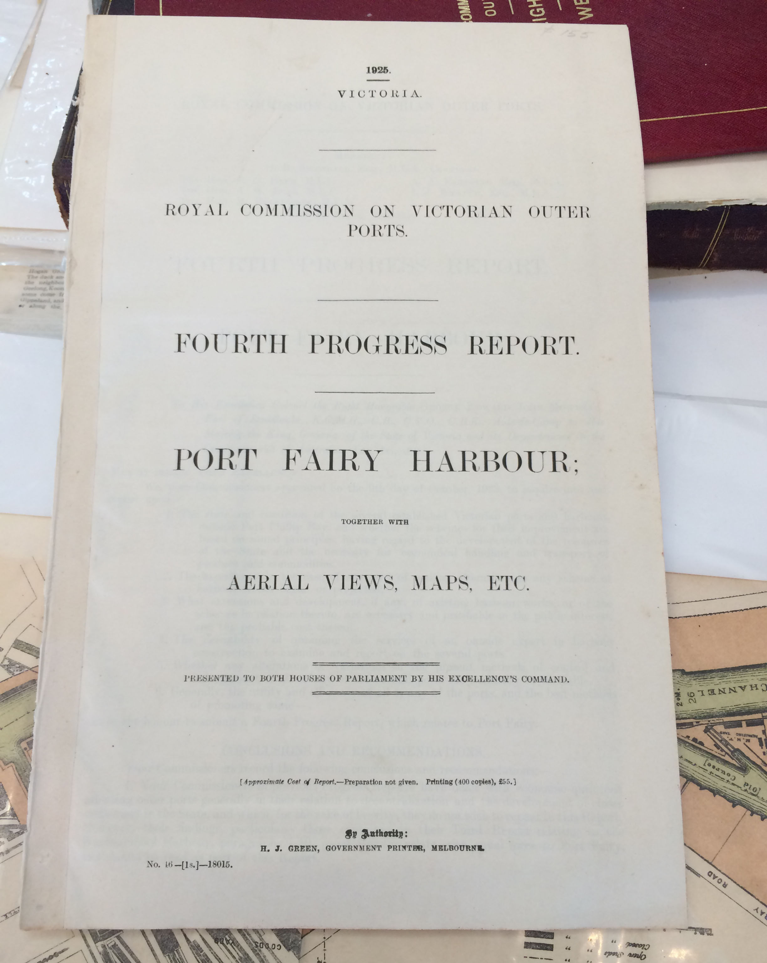 PORT FAIRY HARBOUR. 1925.