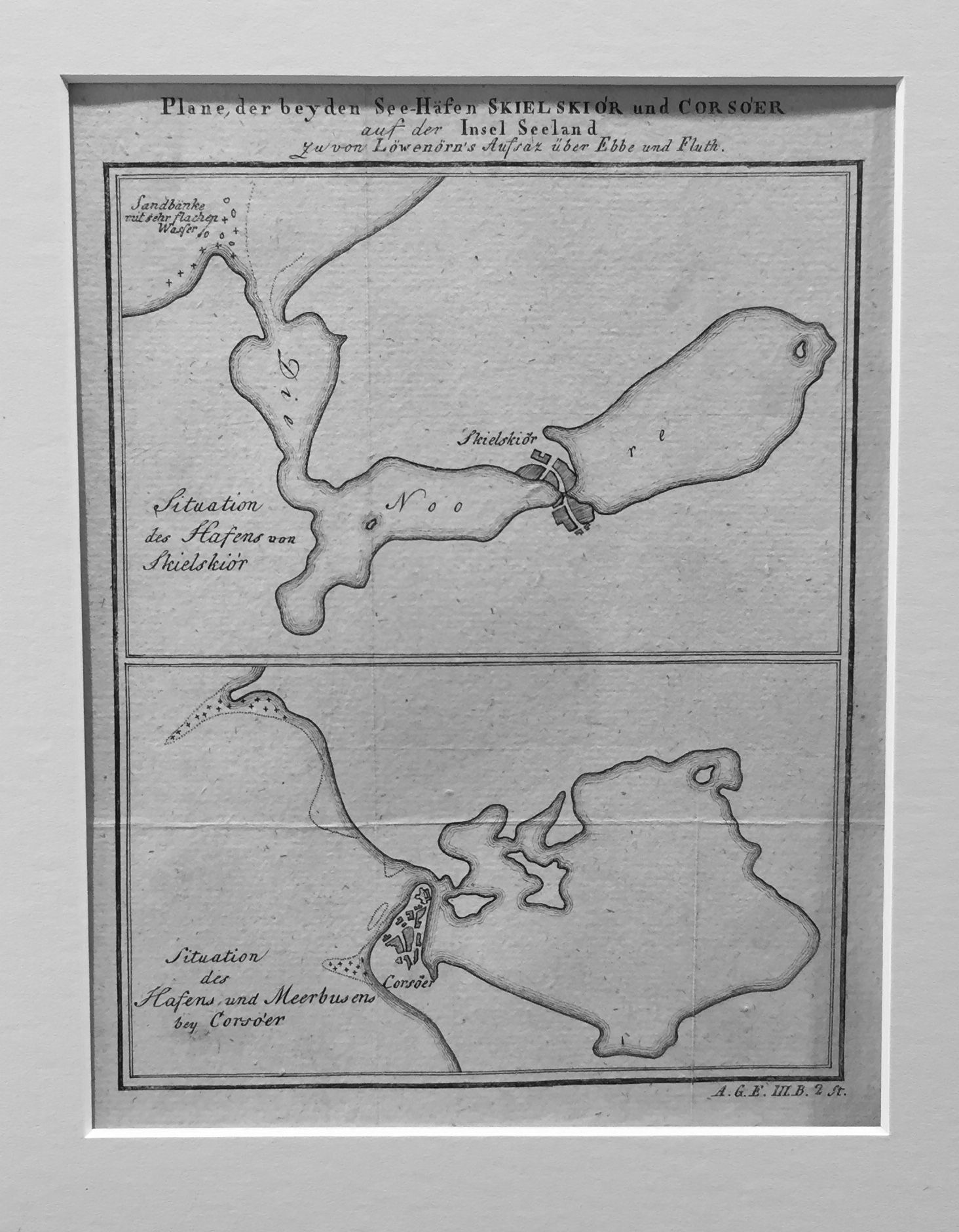 Plane. . . See-Haffen SKIELSKIOR und CORSOER [SKAELSKOR & KORSOR, DENMARK.]