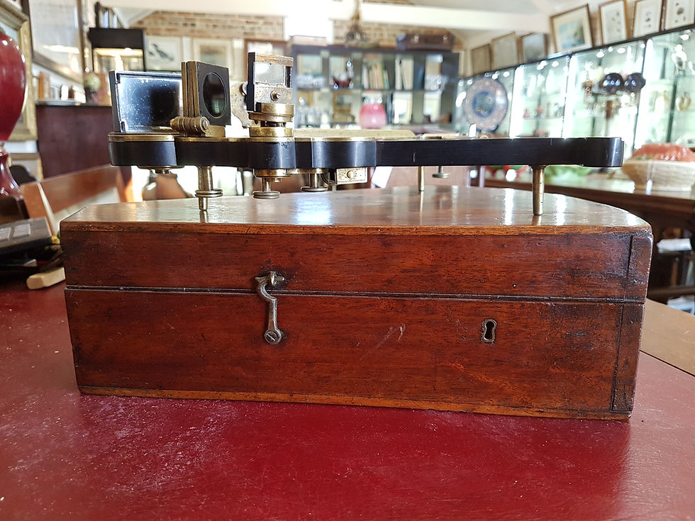 Thumbnail: EBONY FRAMED OCTANT by GEORGE WHITBREAD, LONDON.