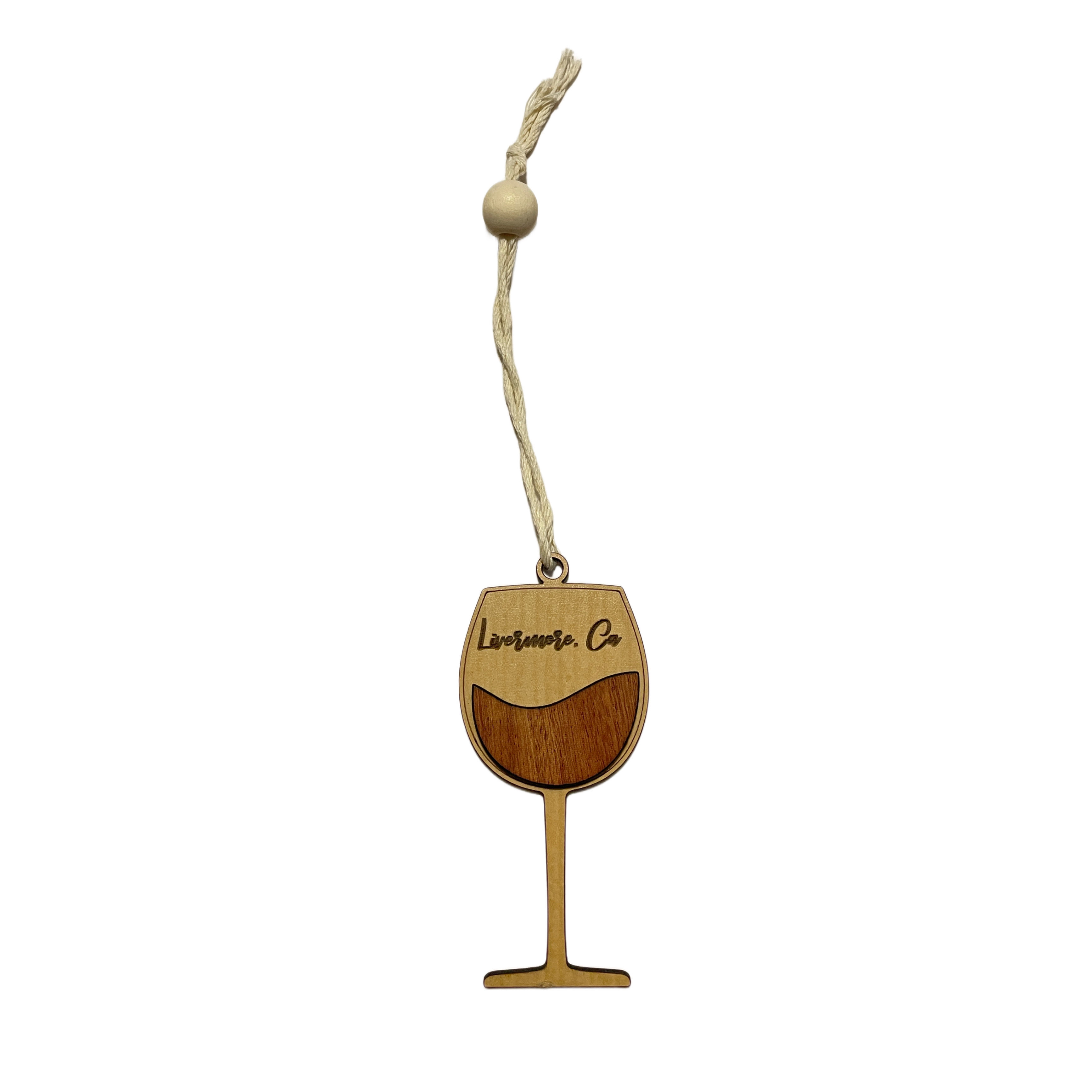 Livermore Wine Glass Ornament
