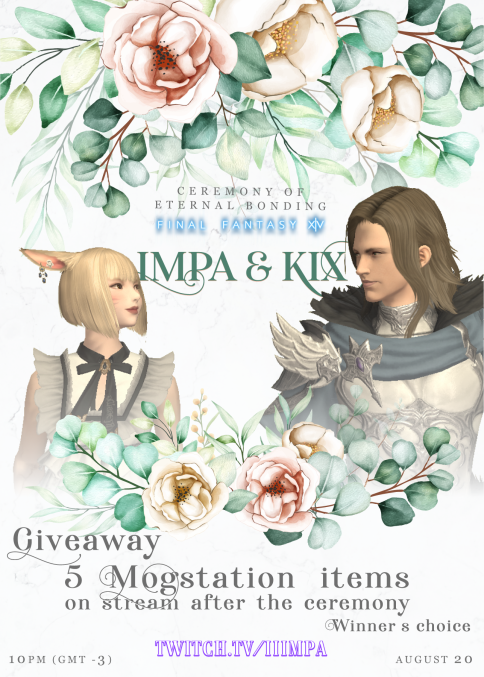 Kix & Impa Ceremony of Eternal Bonding  FFXIV