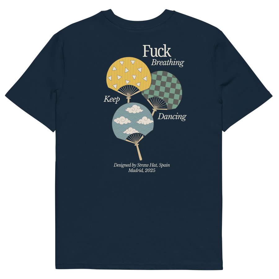 Camiseta Keep Dancing — Straw Hat Brand, streetwear inspirado en anime