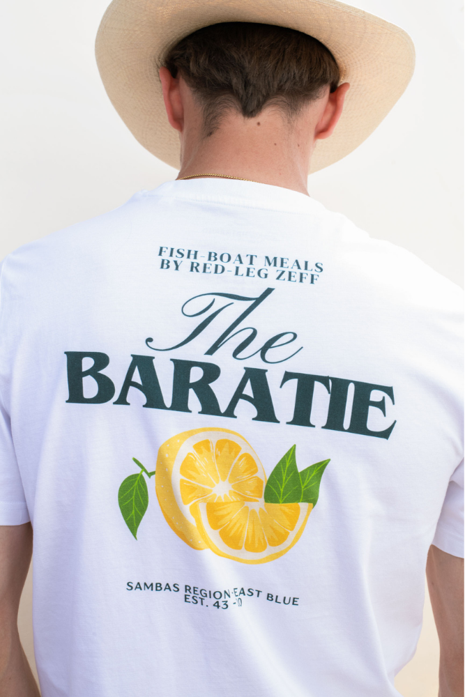 Camiseta The Baratie modelo One Piece — Straw Hat Brand