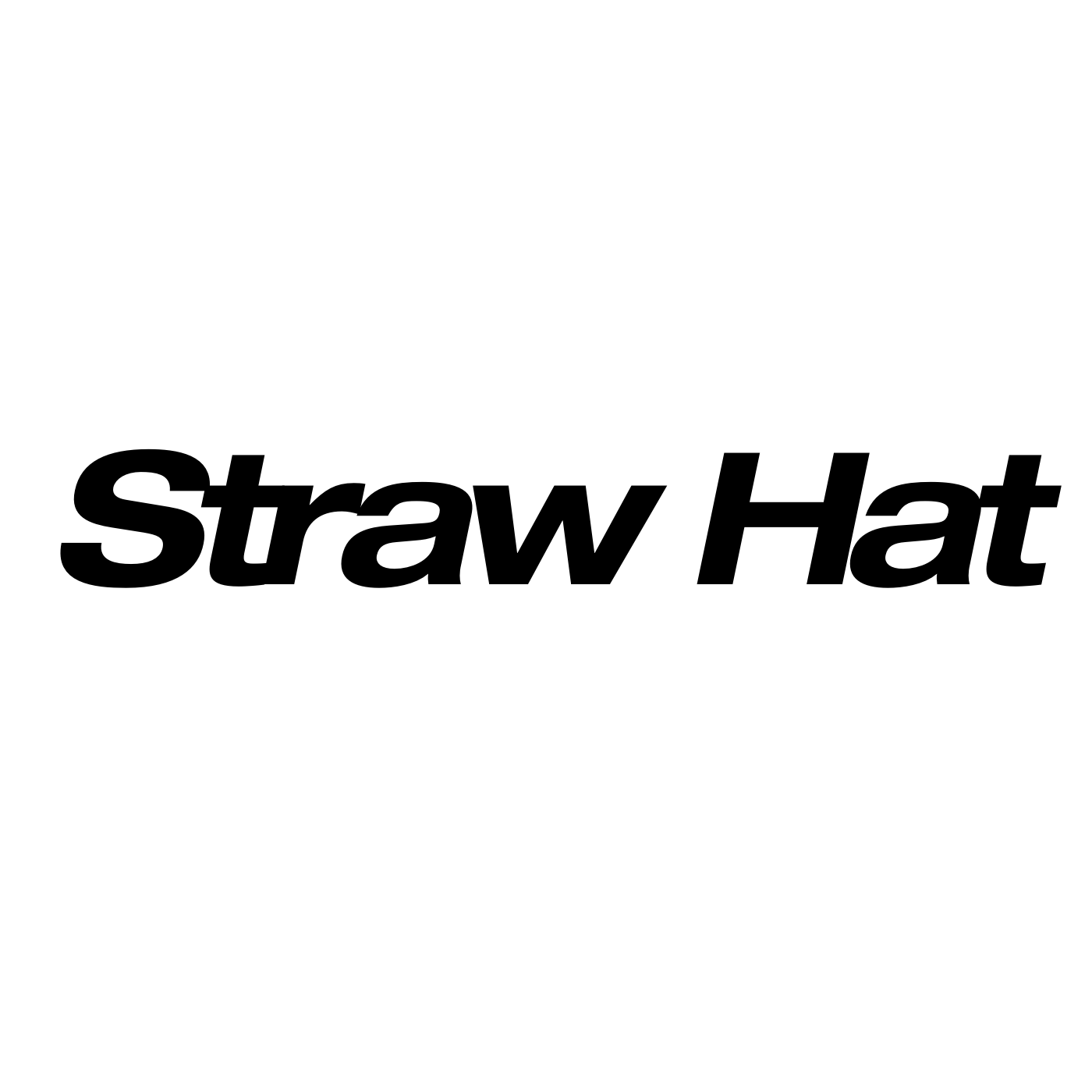 Logo Straw Hat Brand marca española anime streetwear Madrid