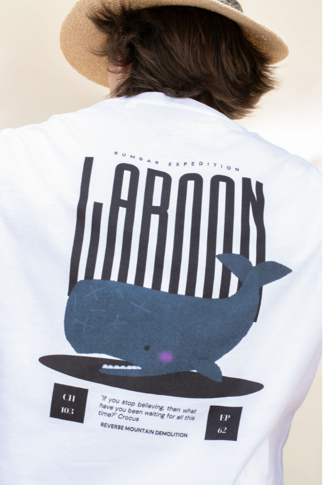 Camiseta Laboon Demolition Brook One Piece modelo — Straw Hat Brand