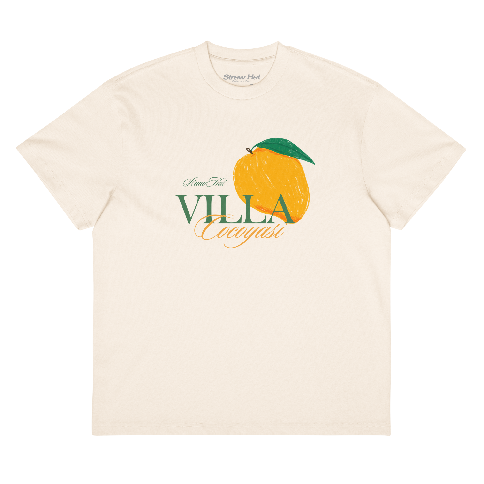 Camiseta Villa Cocoyasi Oversize Vintage White One Piece - Straw Hat Brand