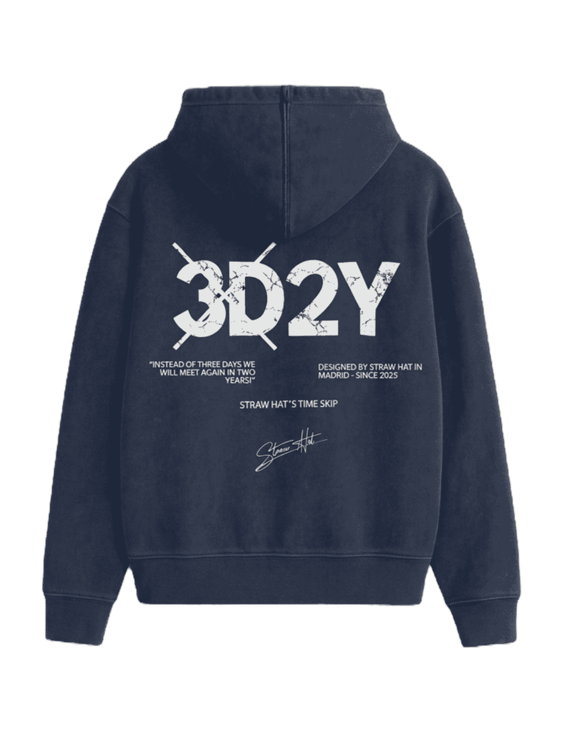 Sudadera 3D2Y Oversize de One Piece de Straw Hat Brand