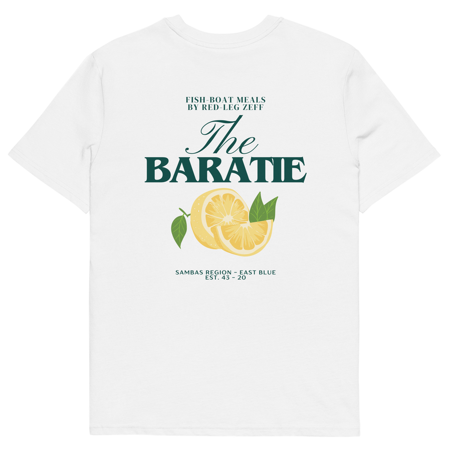 Camiseta The Baratie — Straw Hat Brand, streetwear inspirado en anime