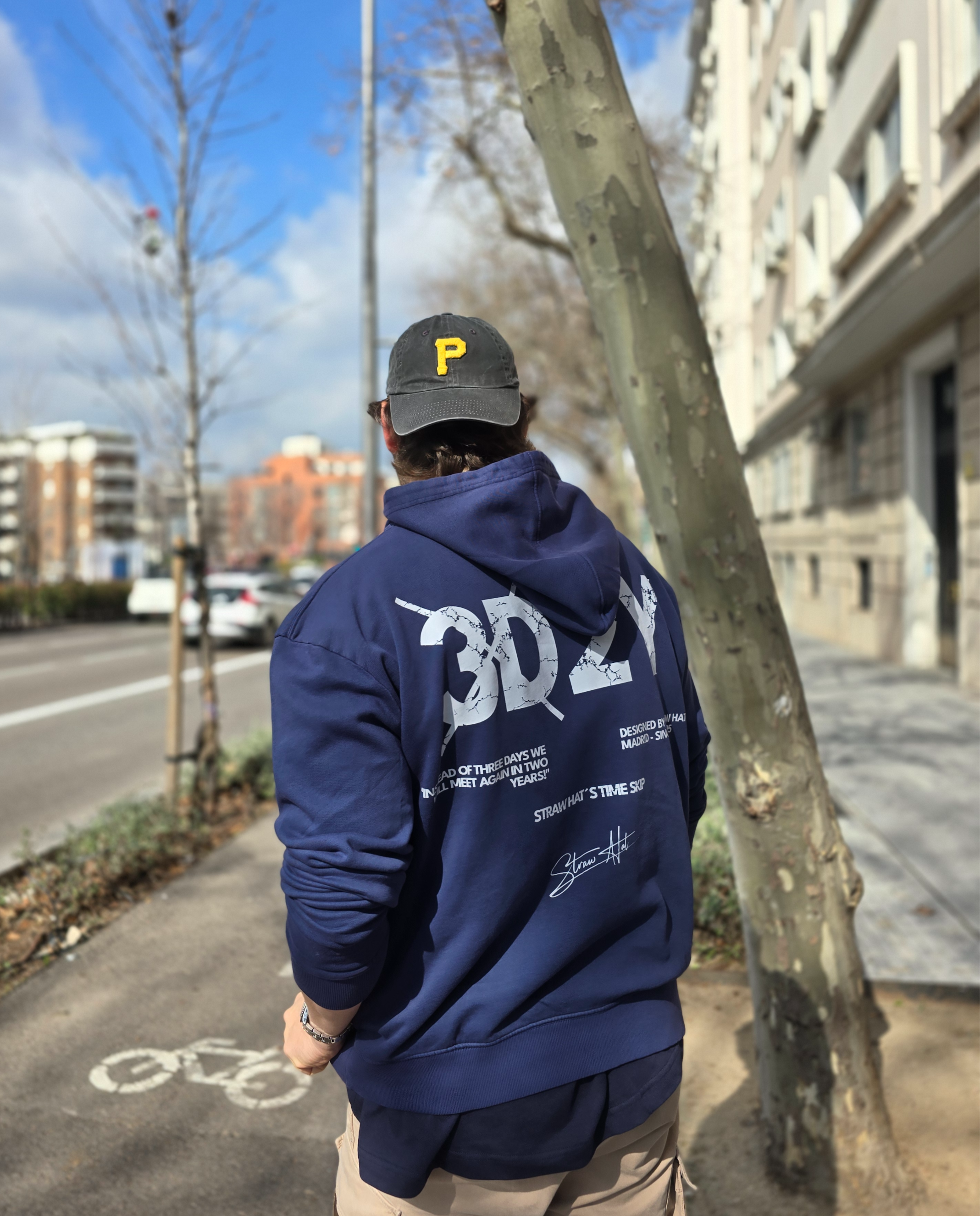 Sudadera 3D2Y Oversize One Piece — Straw Hat Brand look verano