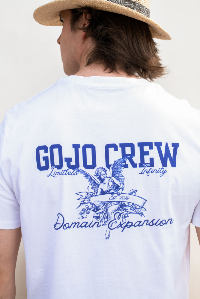 Camiseta Gojo Crew diseño Jujutsu Kaisen modelo - Straw Hat Brand