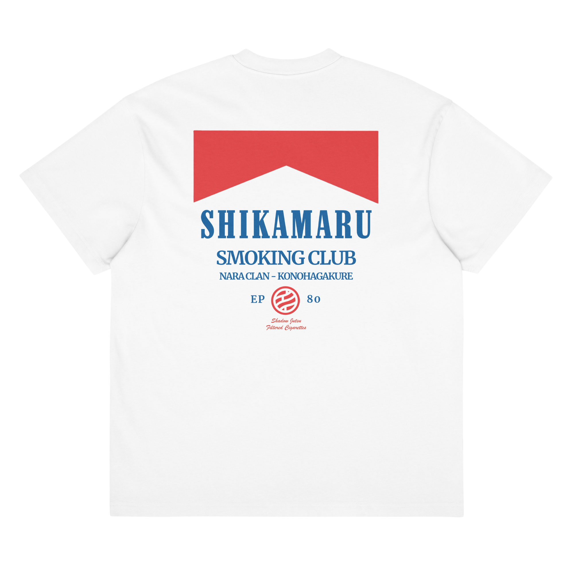 Camiseta Shikamaru Smoking Club Oversize Naruto - Straw Hat Brand