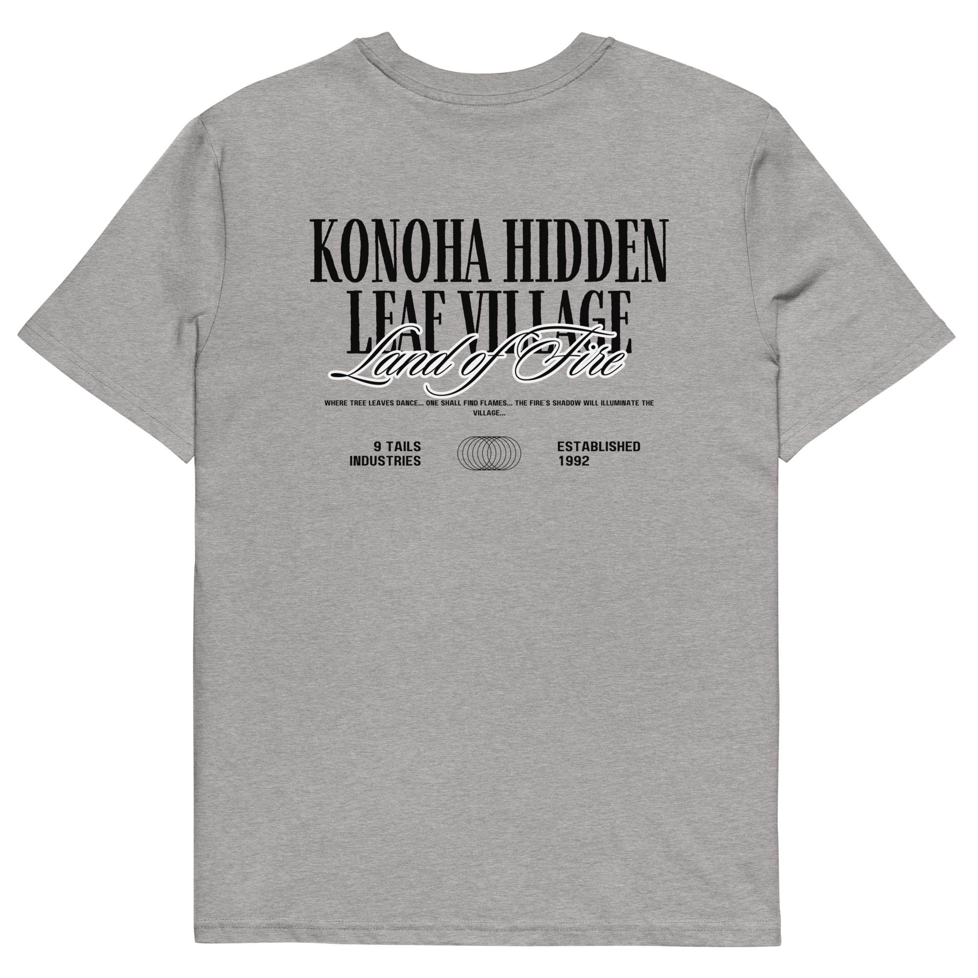 Camiseta Konoha Hidden Village Naruto — Straw Hat Brand