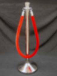 Stanchion Post and Velvet Rope