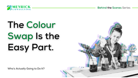 The Colour Swap Is the Easy Part. Who’s Actually Going to Do It?