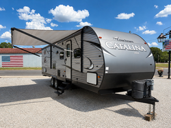 2018 Coachmen Catalina SBX 291QBS exterior with power awning