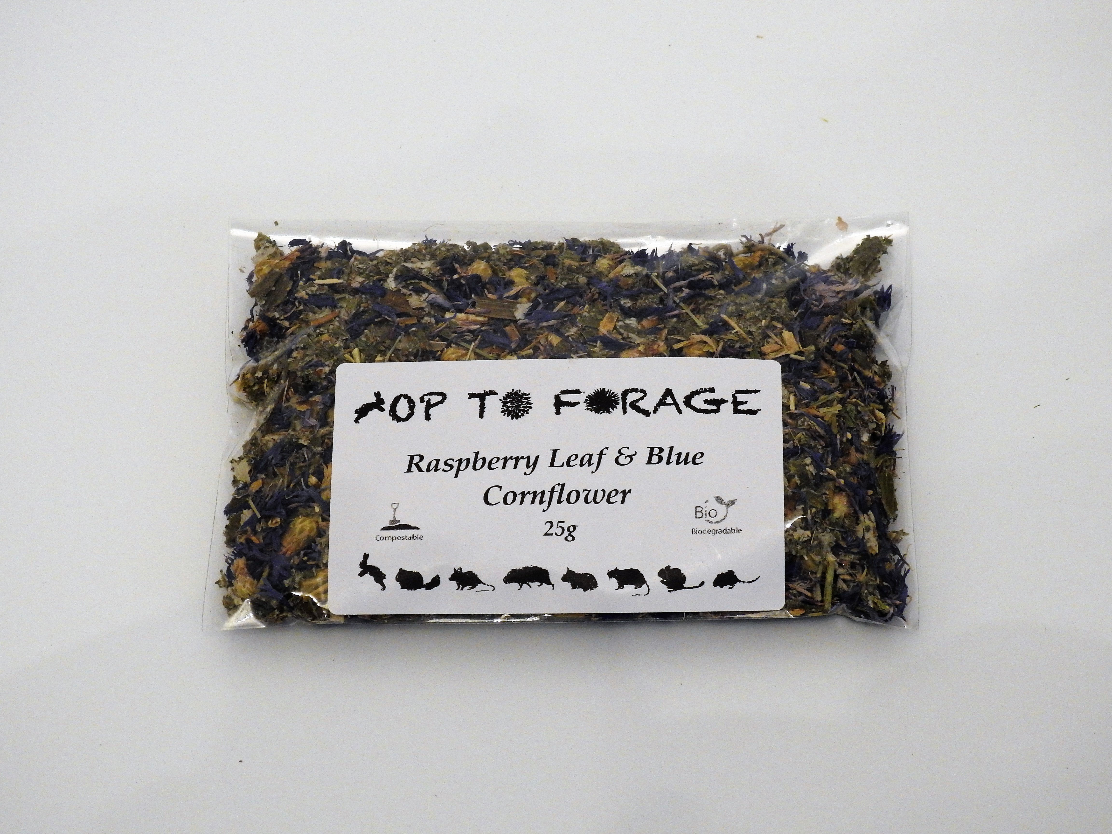 Raspberry Leaf & Blue Cornflower (25g)